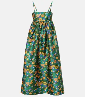 Alemais Printed open-back midi dress