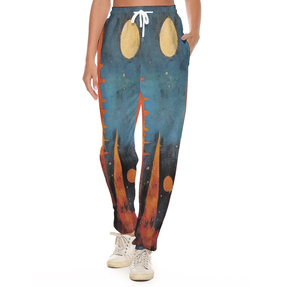 All-Over Print Women's Casual Pants 219 multicolor print