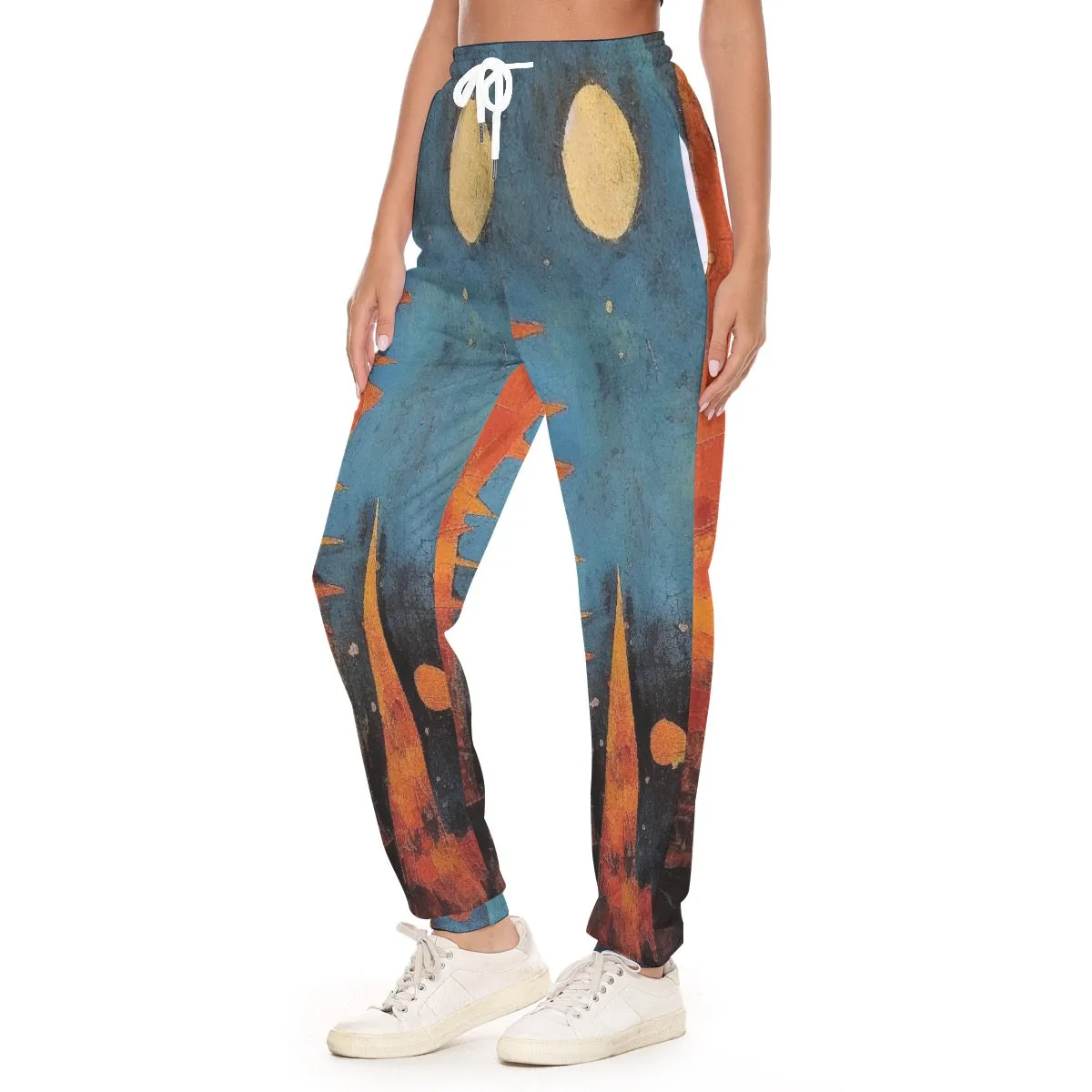 All-Over Print Women's Casual Pants 219 multicolor print