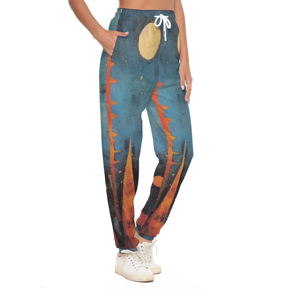 All-Over Print Women's Casual Pants 219 multicolor print