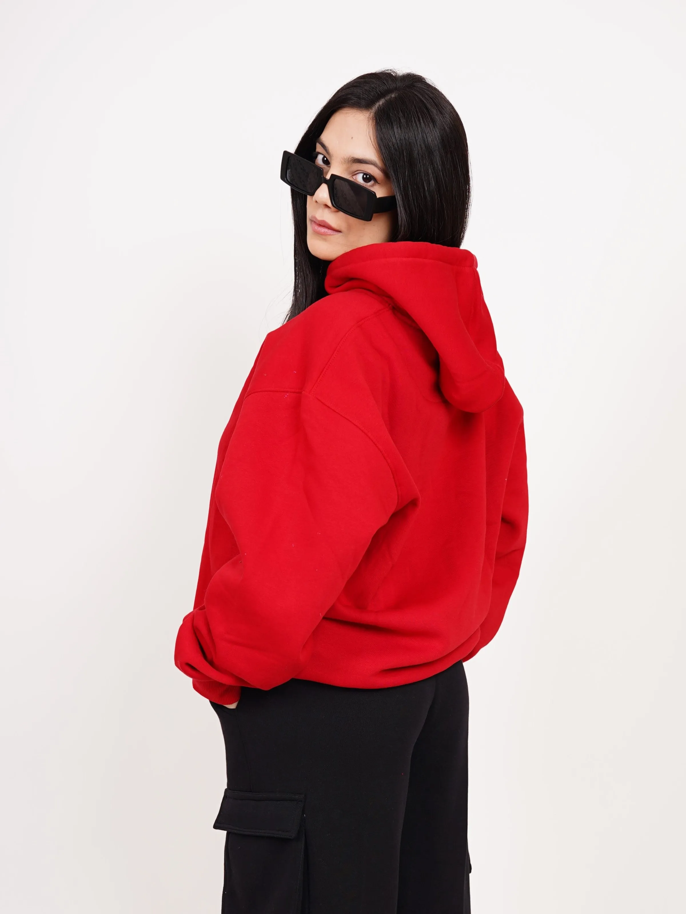 Basic : Heavyweight Baggy Hoodie Men And Women