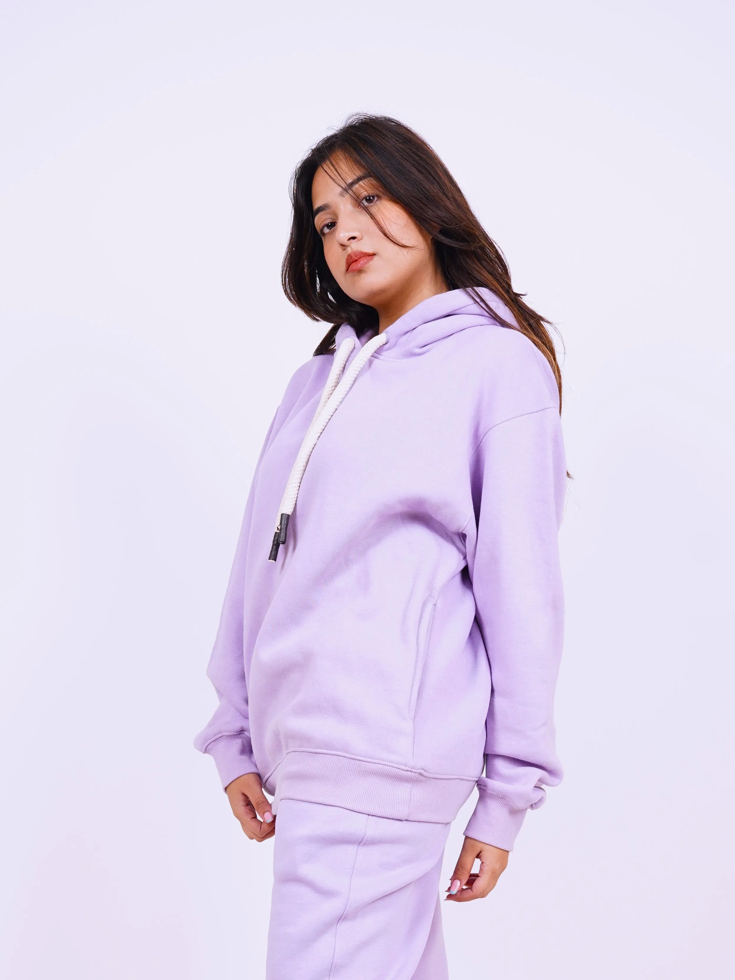 Basic : Heavyweight Baggy Hoodie Men And Women
