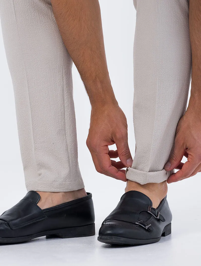 DIRAR CASUAL PANTS IN BEIGE