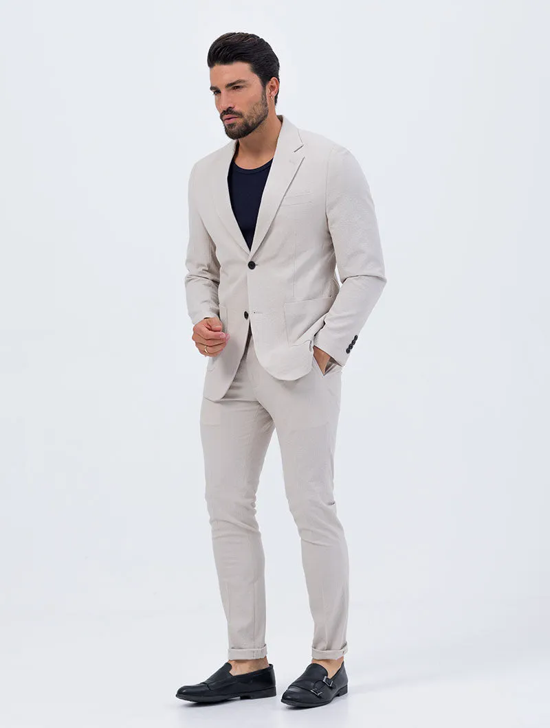 DIRAR CASUAL PANTS IN BEIGE