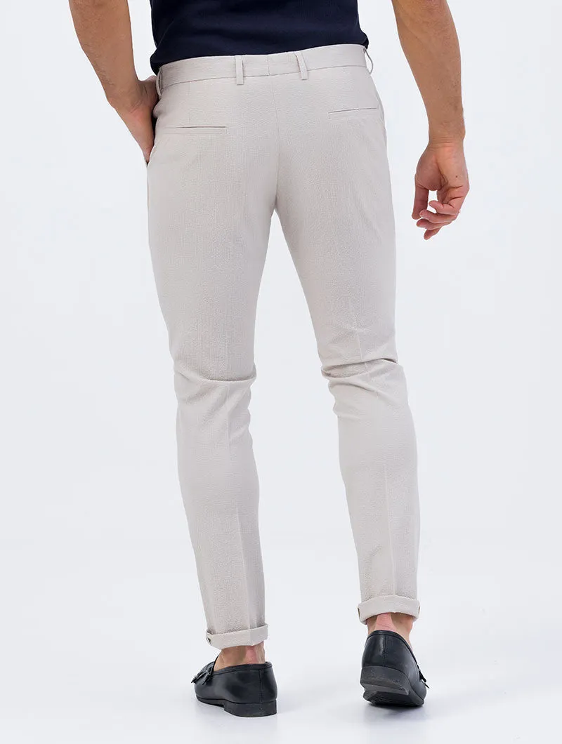 DIRAR CASUAL PANTS IN BEIGE