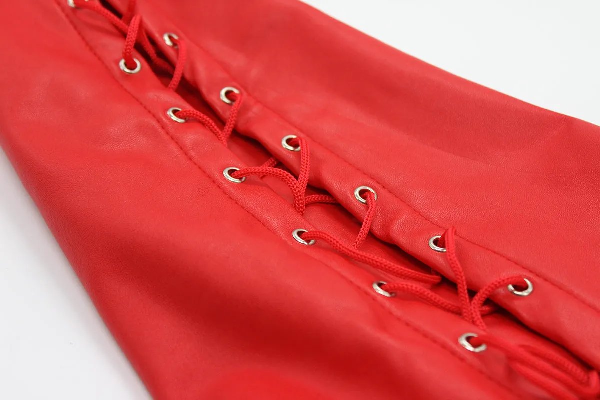 Faux Leather Arm Binder Restraint