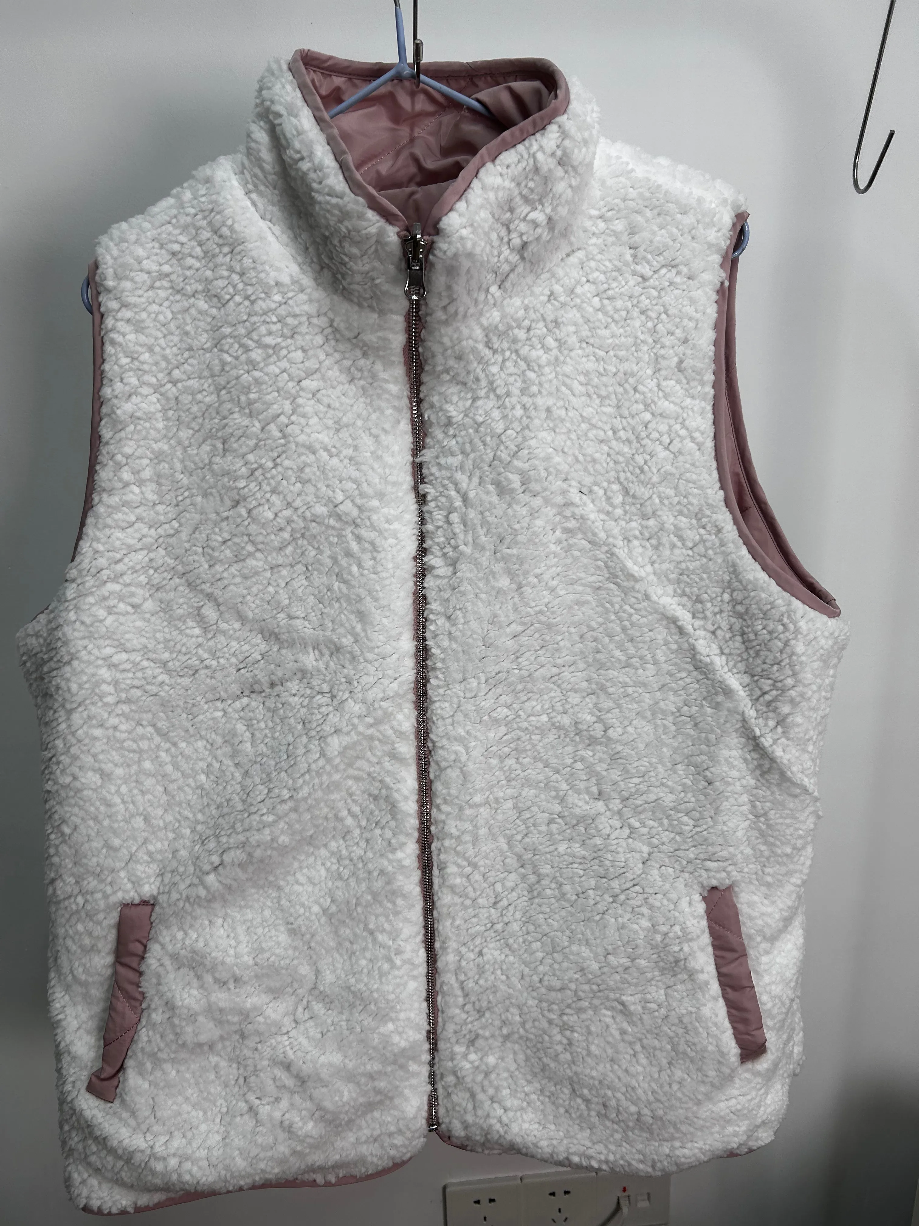 Fleece Lined Quilted Vest Coats