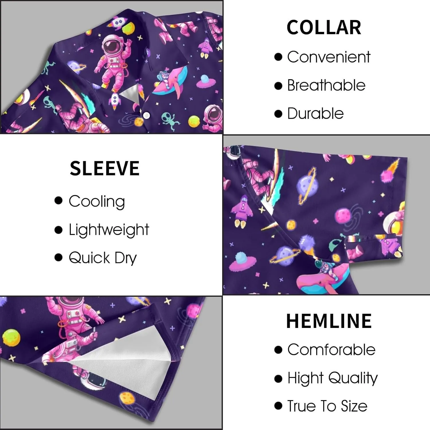 HUGLAZY July 4th Day Hawaiian Shirt for Men Tropical Short Sleeve Button Down Shirts Funny Party Outfit