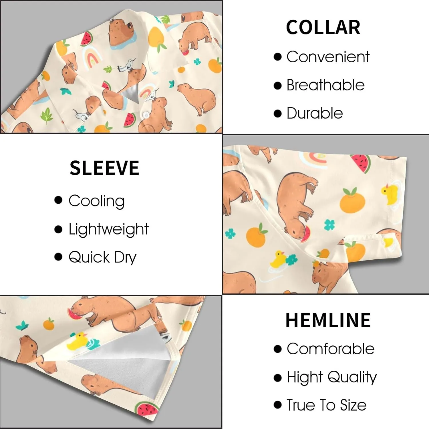 HUGLAZY July 4th Day Hawaiian Shirt for Men Tropical Short Sleeve Button Down Shirts Funny Party Outfit