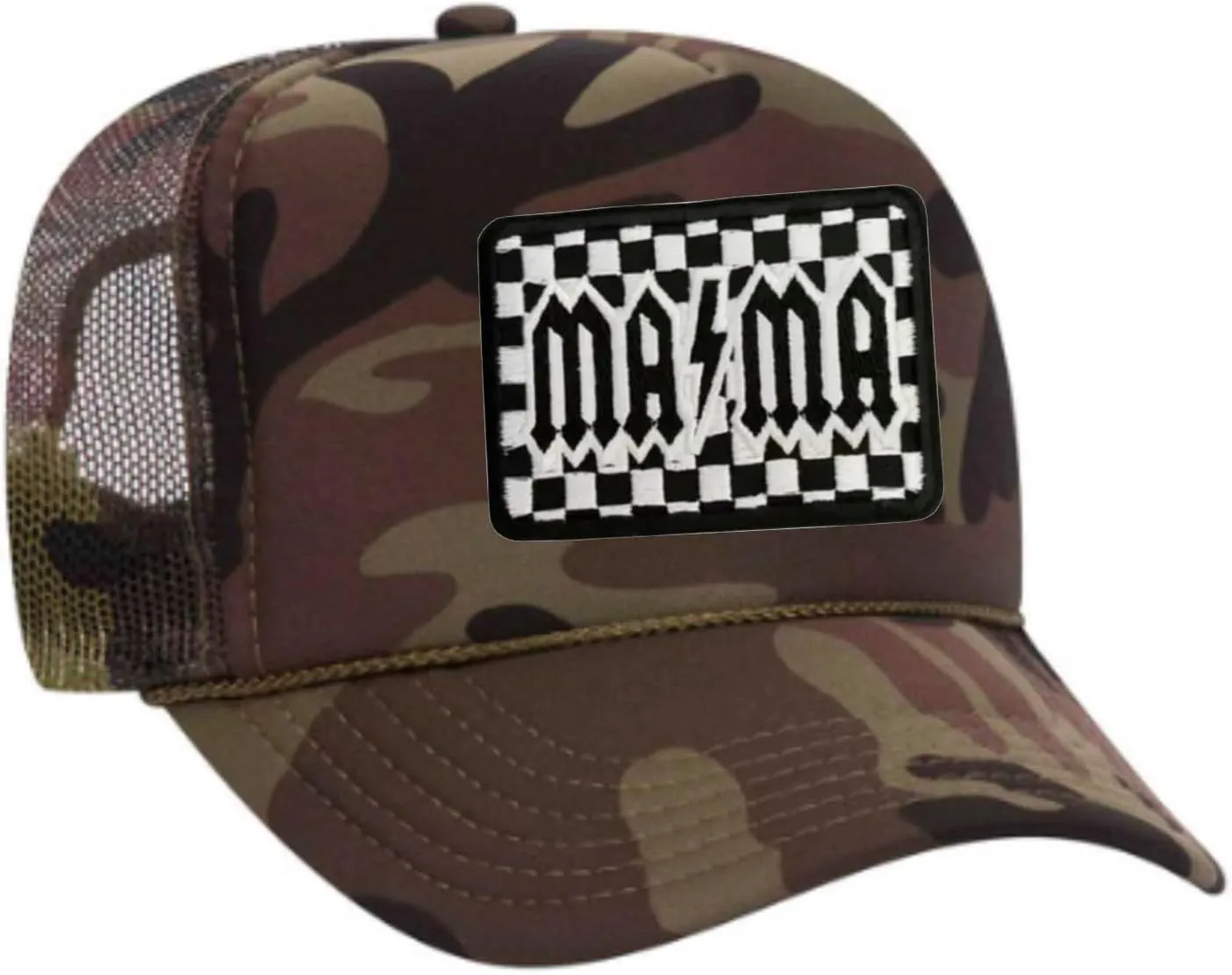 Mama Embroidered Patch Trucker Hat (Multiple Colors)