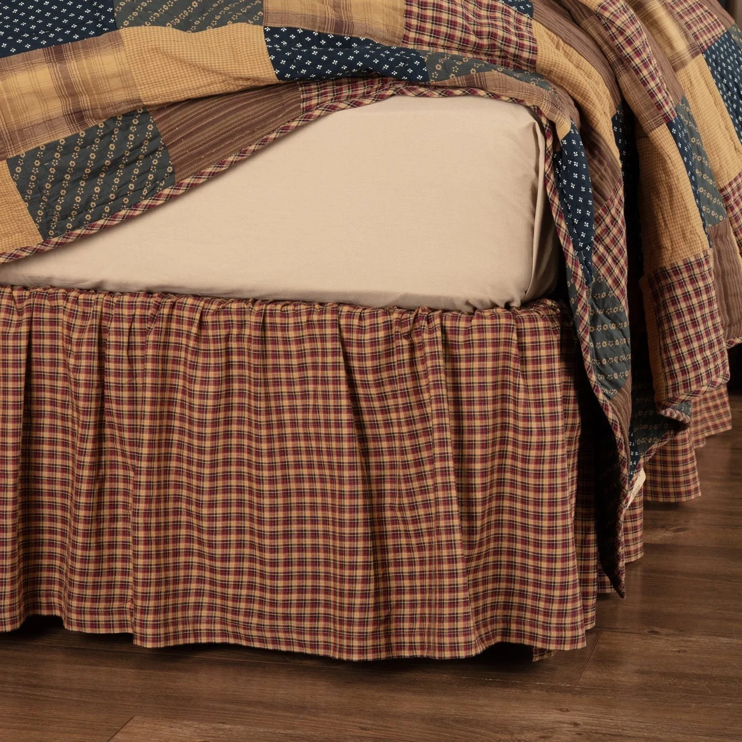Patriotic Patch Bed Skirt